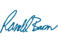 CEO & Portfolio Manager Ron Baron signature