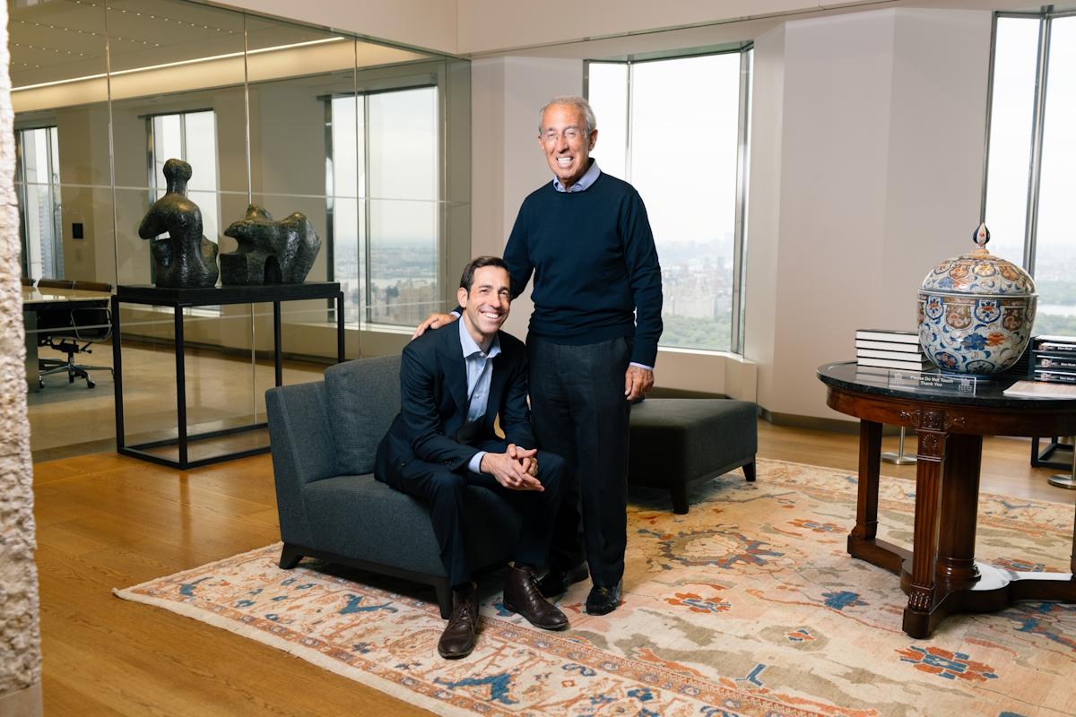 Ron and David Baron in NYC office